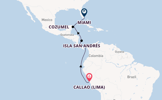 Central America from Callao (Lima), Peru with the Azamara Journey