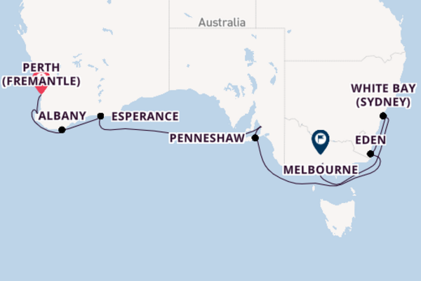 Australia From Perth (Fremantle) with the Azamara Pursuit