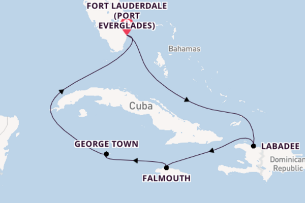 Spectacular expedition from Fort Lauderdale (Port Everglades) with Celebrity Cruises