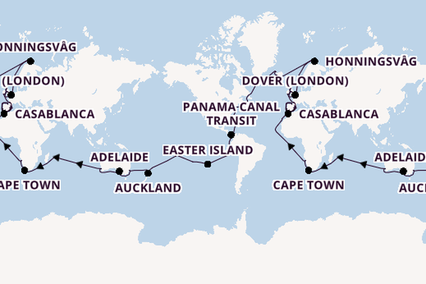 World Cruise from Sydney, Australia with the Crown Princess