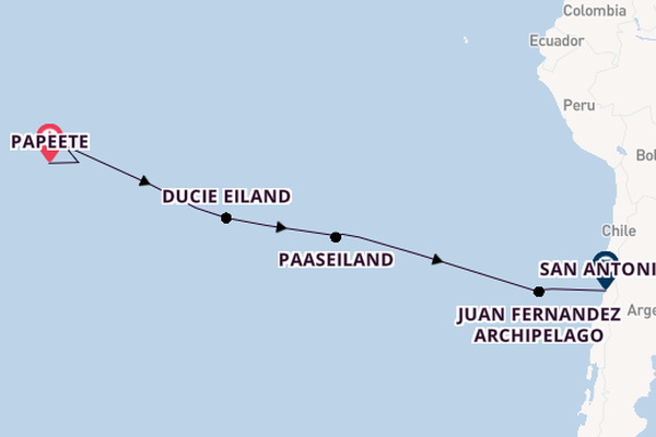 Polynesië vanaf Papeete, Frans-Polynesië met de Seabourn Pursuit
