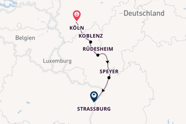 Köln und Straßburg entdecken