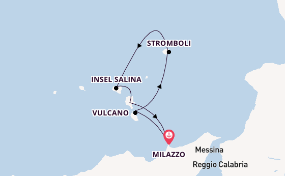 Milazzo und Insel Salina erleben