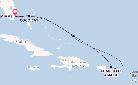 Expedition with the Icon of the Seas to Philipsburg from Miami