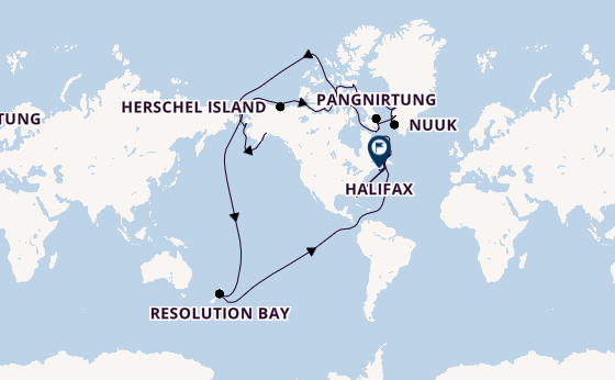 Transpazifik ab Anchorage, Alaska auf der Seabourn Venture