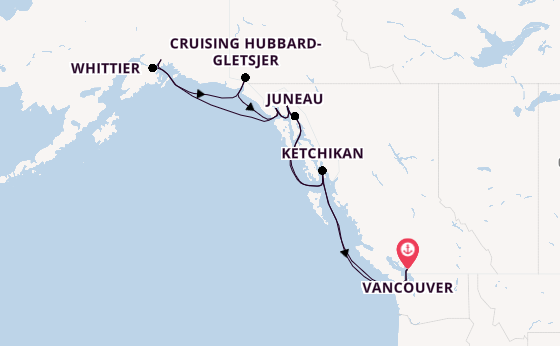 Alaska vanaf Nederland met de Grand Princess