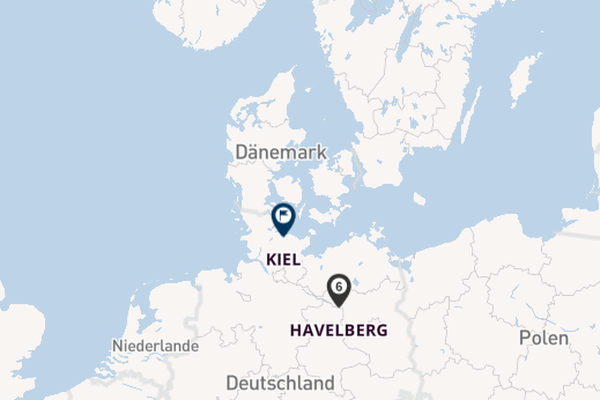 Elbe ab Berlin-Spandau, Deutschland auf der MS Sans Souci