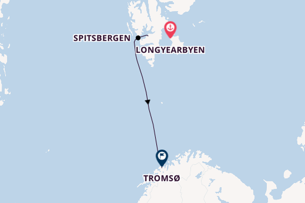 Noorwegen vanaf Longyearbyen, Noorwegen met de HANSEATIC nature