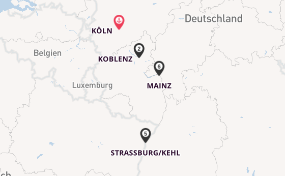 Rhein ab Köln, Deutschland auf der RHEIN SYMPHONIE