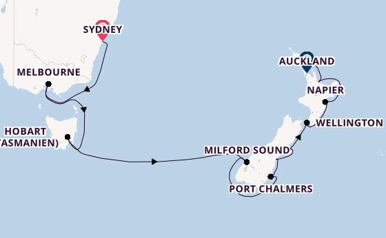 Noordam - Erst Sydney-Vibes, dann Fjord-Träume: Erlebnis Down Under