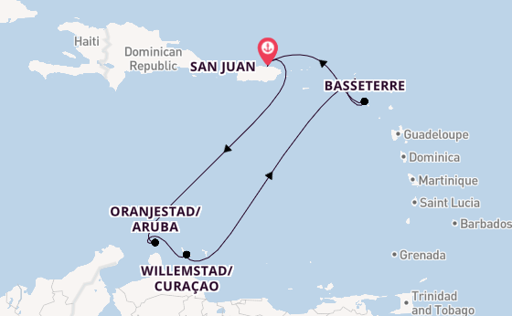 Caribbean from San Juan, Puerto Rico with the Norwegian Viva