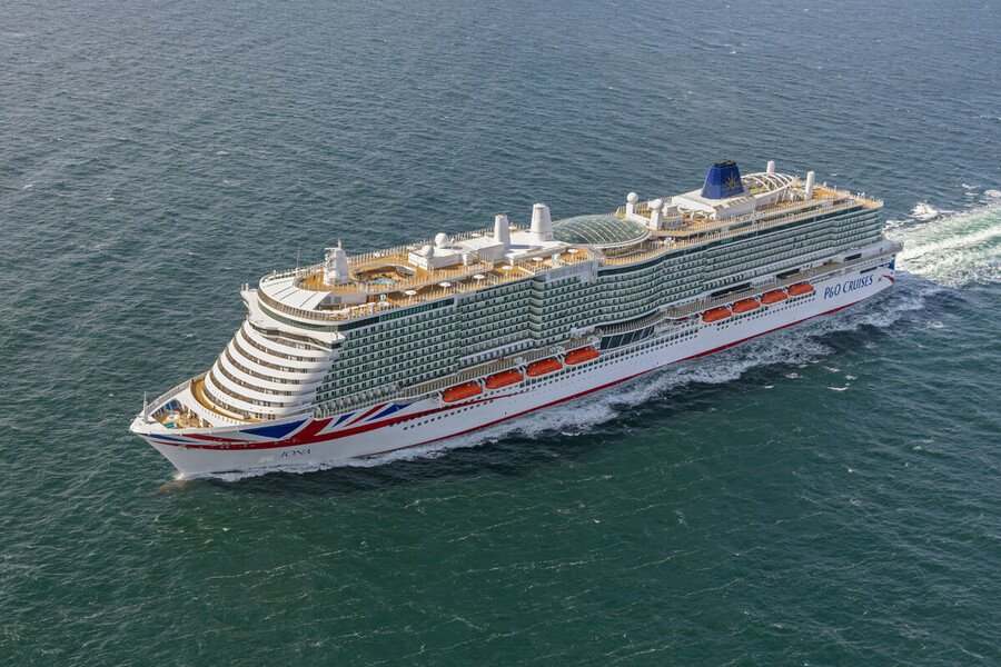 at sea