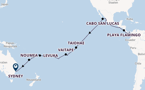 Transpazifik ab Panama-Stadt, Panama auf der VASCO DA GAMA