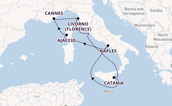 Rivieras and Culture of Italy & France
