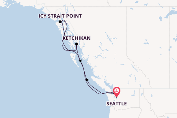 Alaska from Seattle, Washington with the Anthem of the Seas