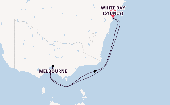Australia from White Bay (Sydney), Australia with the Carnival Adventure