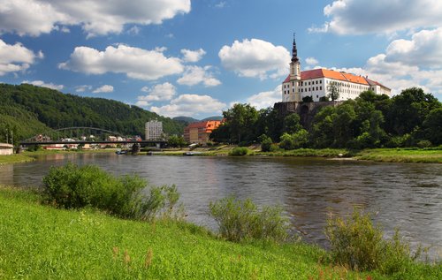 Elbe ab Brandenburg, Deutschland auf der VIVA RUBY