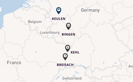 Rijn vanaf Königswinter, Duitsland met de Anesha