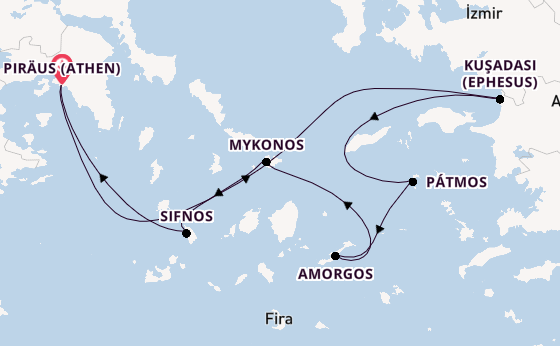 Star Flyer - Griechische Inselmomente unter weißen Segeln	