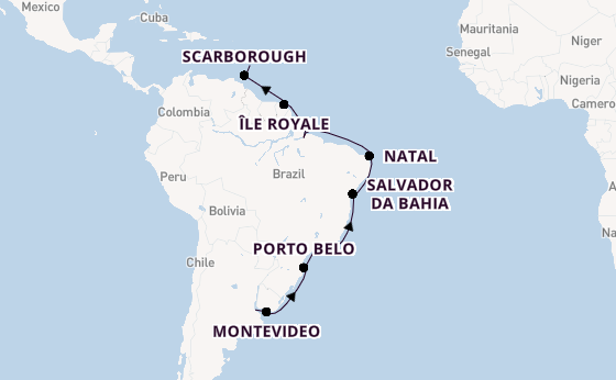 Luxury Brazil to Barbados with Barbados Stay