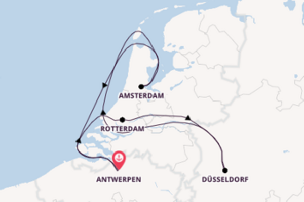 Wunderschöne Reise ab Antwerpen