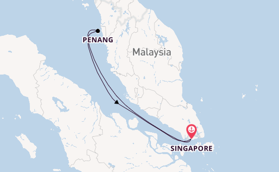 Southeast Asia from Singapore, Singapore with the Quantum of the Seas