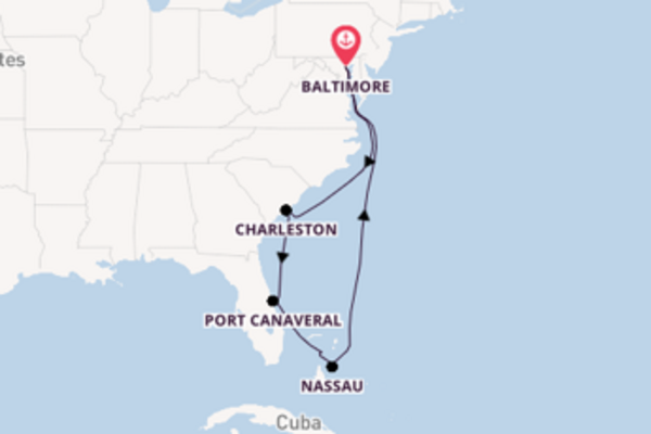 Voyage from Baltimore with the Enchantment of the Seas