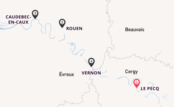 Seine ab Le Pecq auf der A-ROSA VIVA