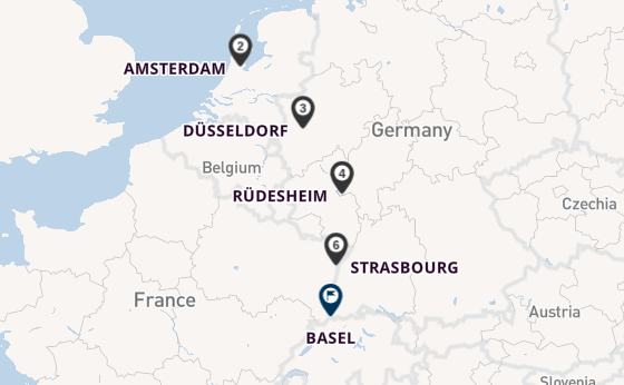 Rhine from Amsterdam, Netherlands with the AmaStella