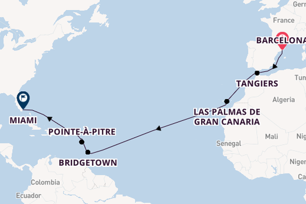A Grand Journey From Barcelona To Miami