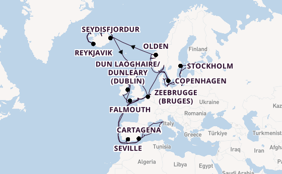 British Isles from Southampton, England with the Regal Princess