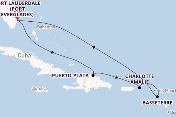 Caribbean from Fort Lauderdale (Port Everglades), Florida with the Celebrity Beyond