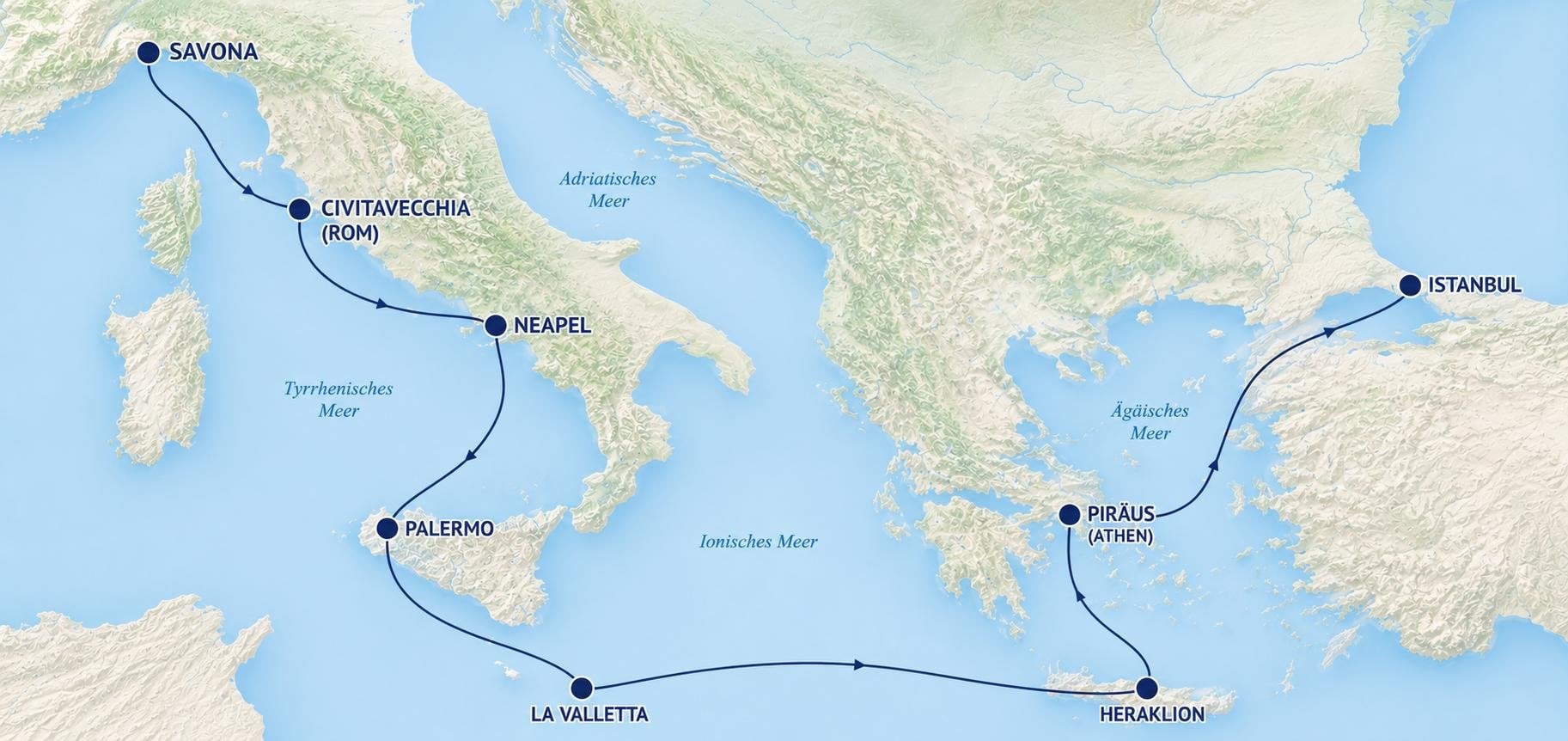 Costa Pacifica – 11 Nächte Wellness im Mittelmeer mit Hamam-Finale in Istanbul