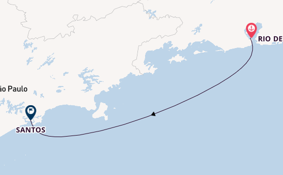 Brazil from Rio de Janeiro, Brazil with the MSC Virtuosa