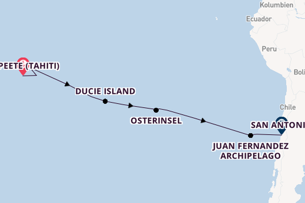 Polynesien ab Papeete (Tahiti), Französisch-Polynesien auf der Seabourn Pursuit