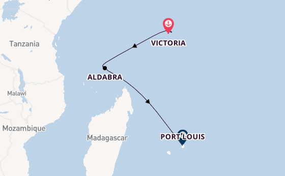 Seychellen vanaf Victoria, Seychellen met de HANSEATIC nature