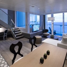 Come aboard the undefined and discover one of 116 cabin categories on a total of 14 decks that can accommodate 2918 passengers. Choose your dream cabin and feel at home on board the undefined!