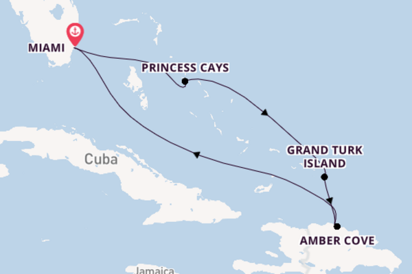 6 day cruise with the Carnival Magic to Miami