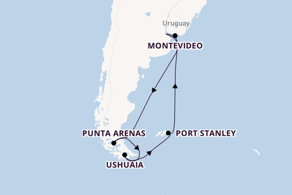 South America from Buenos Aires, Argentina with the Majestic Princess