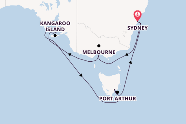 Australien ab Sydney, Australien auf der Discovery Princess