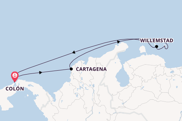 Zuidelijke Caraïben vanaf Colón, Panama met de Jewel of the Seas®