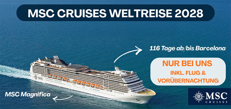 MSC Magnifica Weltreise 2028 