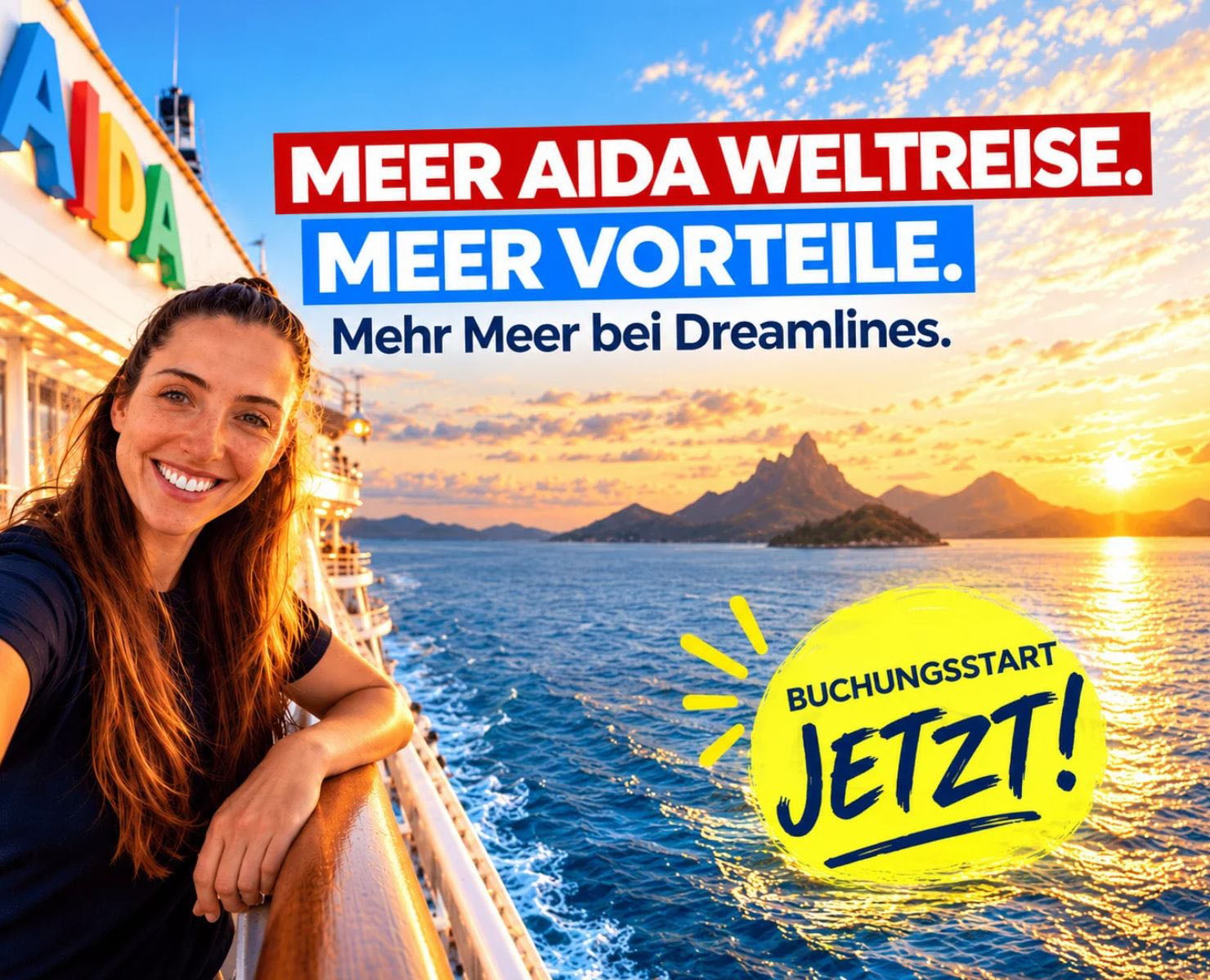 MEER AIDA WELTREISE. MEER VORTEILE.