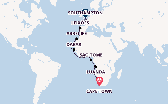 Africa from Cape Town, South Africa with the Seabourn Quest
