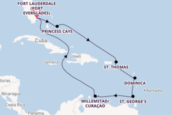11 day journey from Fort Lauderdale (Port Everglades)