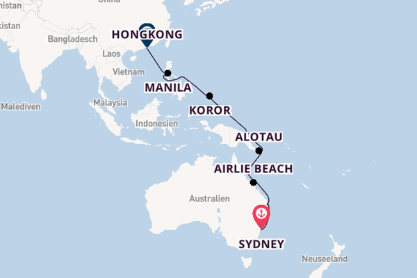 Azamara Onward - Down Under & die Glanzlichter Asiens 