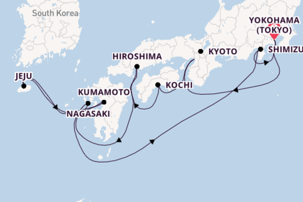 Japan From Yokohama (Tokyo) with the Celebrity Millennium