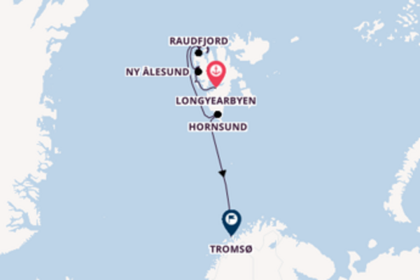 11-tägige Kreuzfahrt von Longyearbyen nach Tromsø