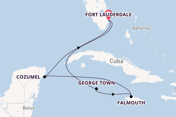 Westelijke Caraïben vanaf Fort Lauderdale, Verenigde Staten met de Celebrity Summit