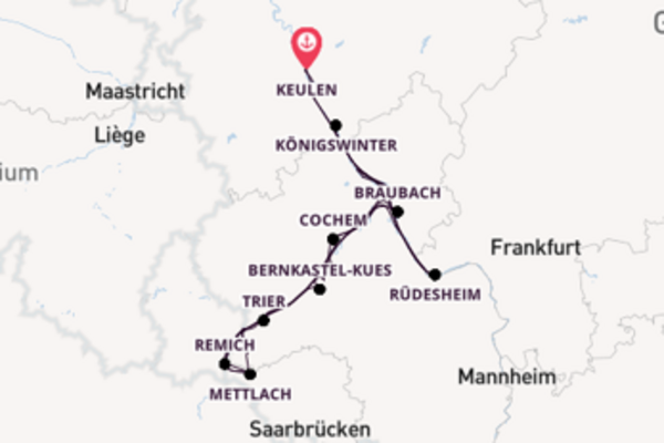 Beleef het verrassende Rüdesheim